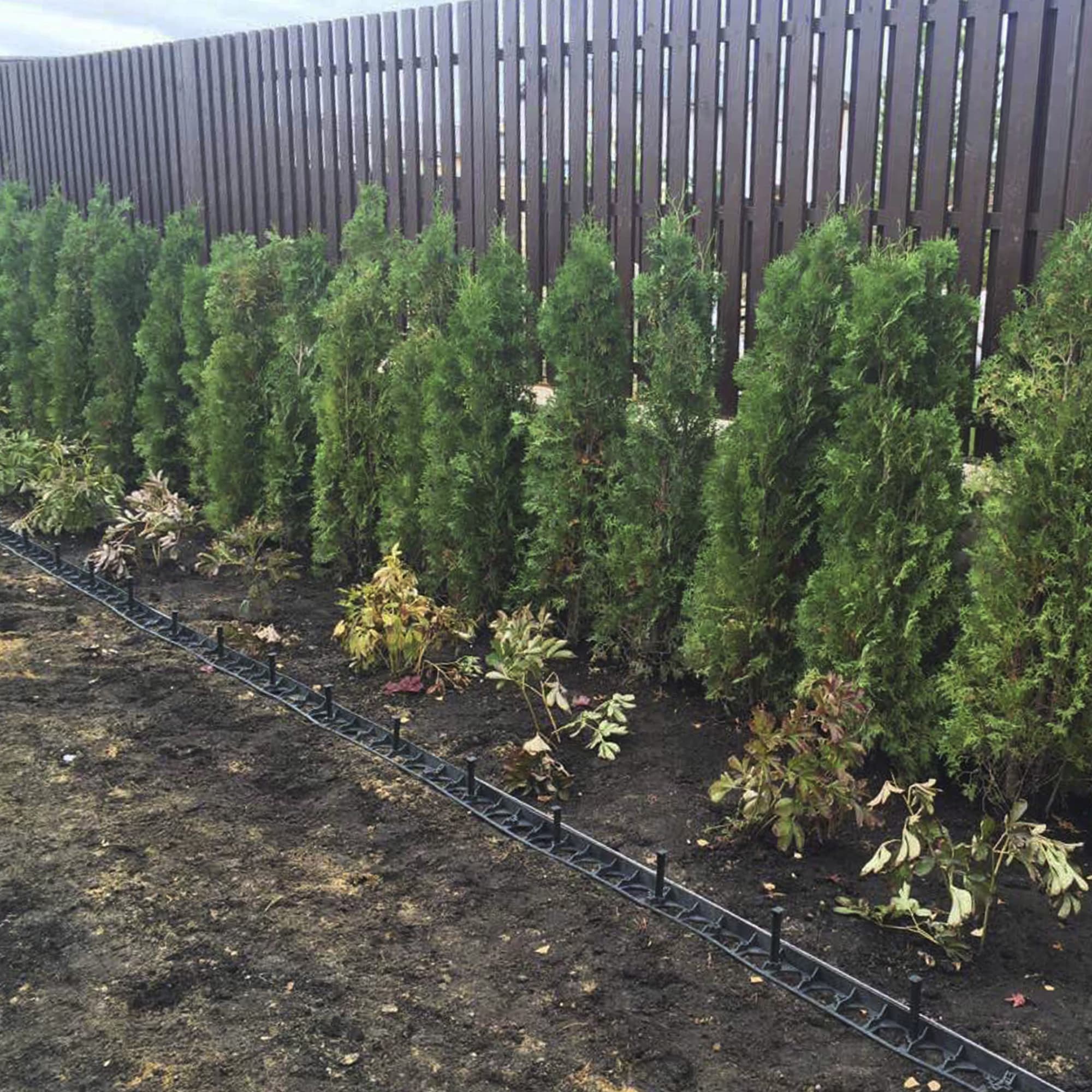 82563144 Бордюр пластиковый Gidrolica Line 1000 мм цвет черный Santreyd  - Вид №6