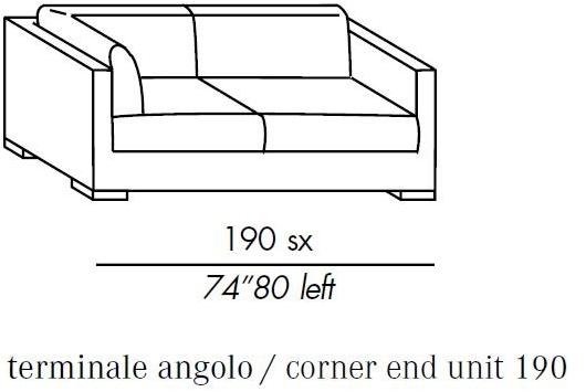 Meridiani Модульный тканевый диван Belmon sun-id-1454132 - Вид №8