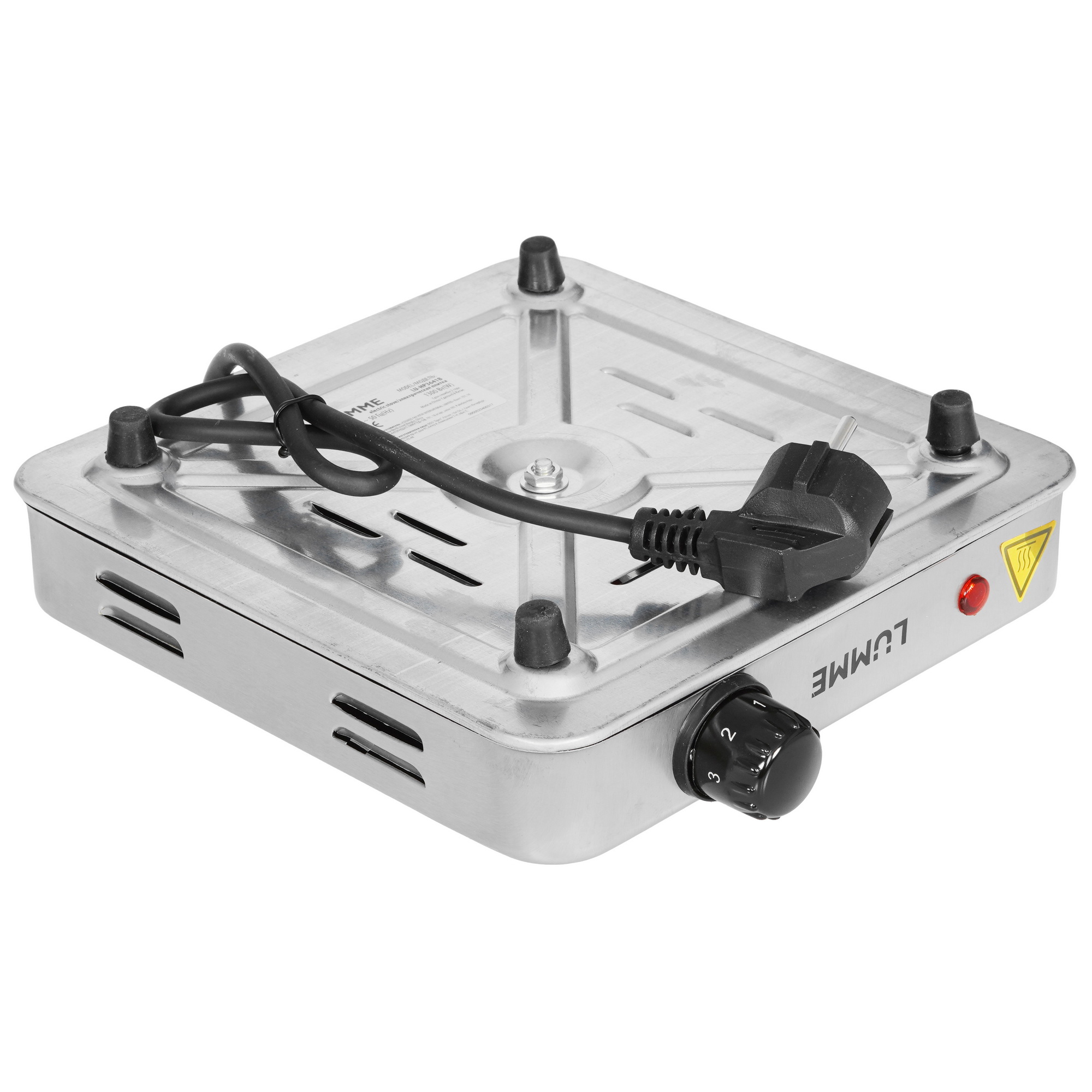 9058339 Плита компактная электрическая LUMME LU-HP3641B серебристый STDN-0062020 - Вид №4