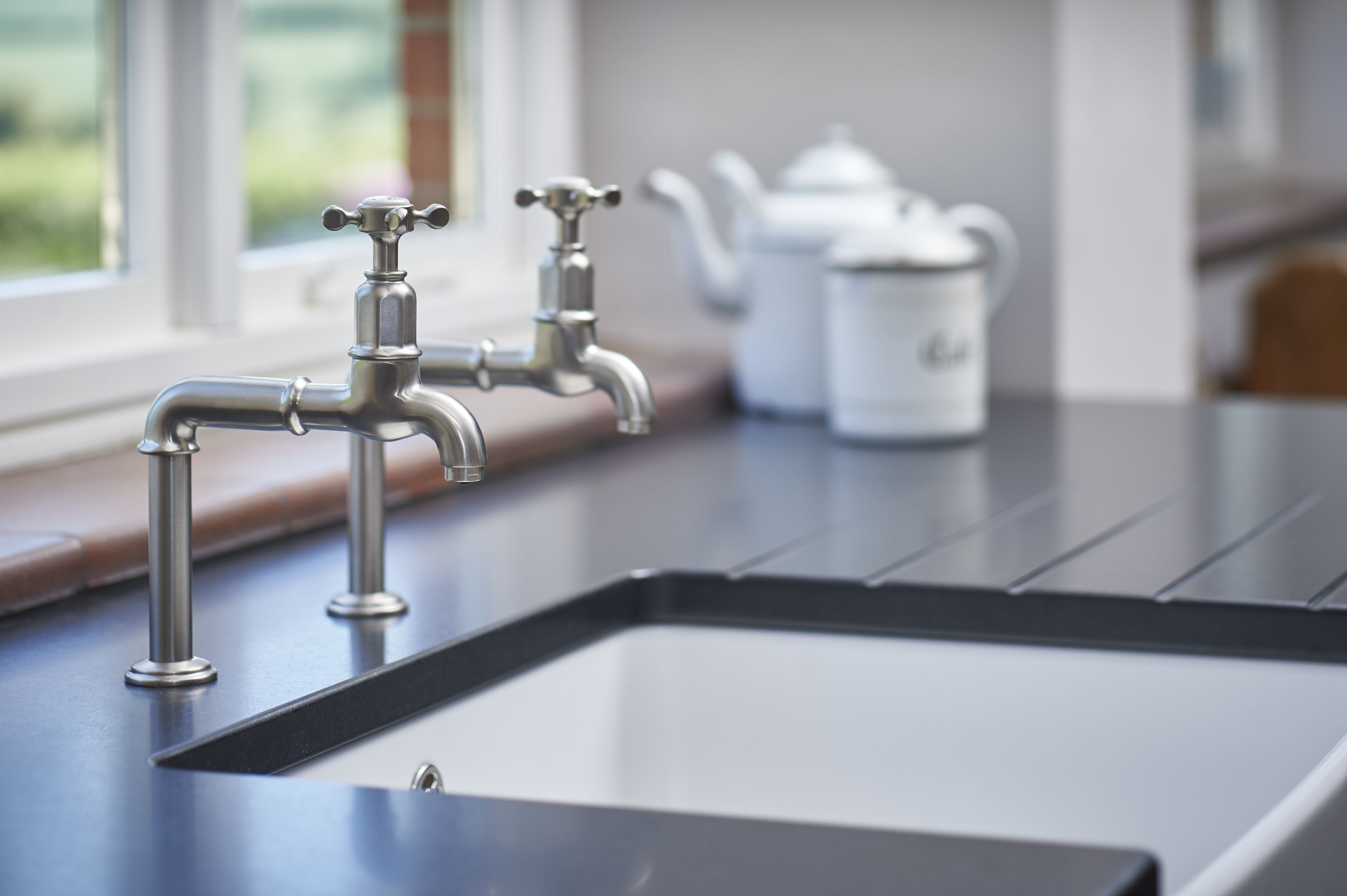 4338 Палубные краны Mayan с перекрестными ручками Traditional Perrinandrowe - Вид №2