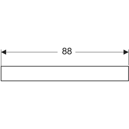 430210016 Фронтальная декоративная панель Geberit Bambini для детской раковины, для двух смесителей для раковины Geberit  - Вид №3