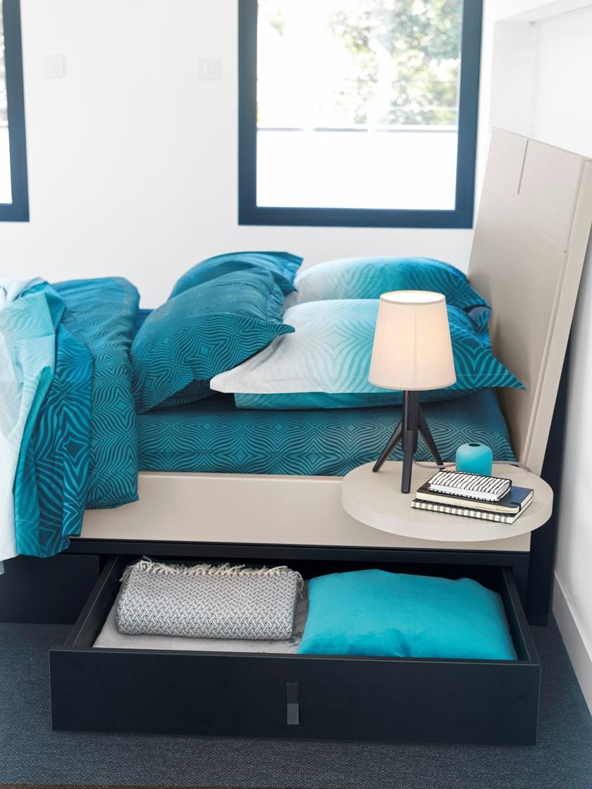 GAUTIER Двуспальная кровать из меламина Intense 1b42103 - Вид №3