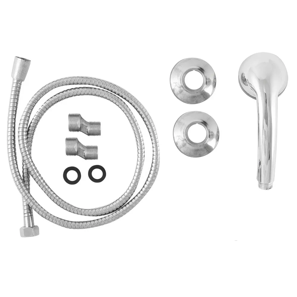 Смеситель для ванны Киров двухвентильный с лейкой и шлангом цвет хром Santreyd STLM-2047006 - Вид №1