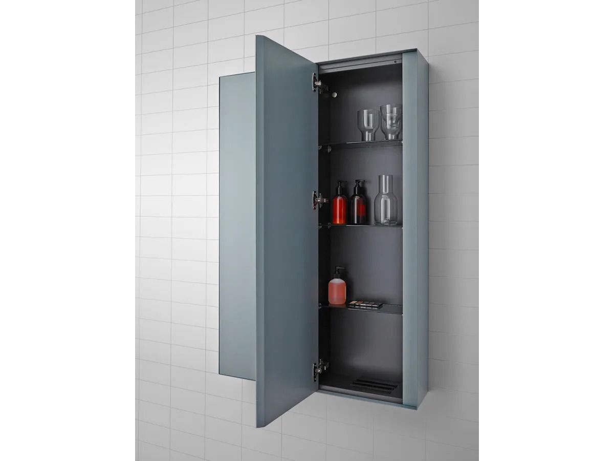 Металлическая подвесная колонна для ванной комнаты с дверями Inbani слой ARCH-00094828 - Вид №3