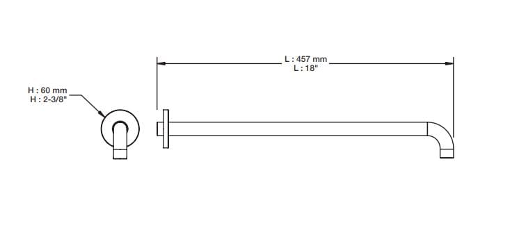 Термостатический набор для душа с душем BARIL PRO-3220-14 ARCH-00026844