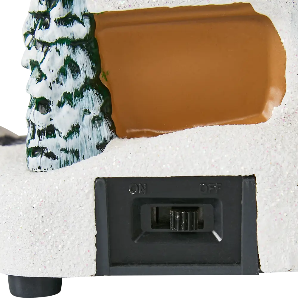 87547211 Композиция новогодняя светодиодная Домик у реки 17x11x12 см STLM-0952768 Santreyd  - Вид №6