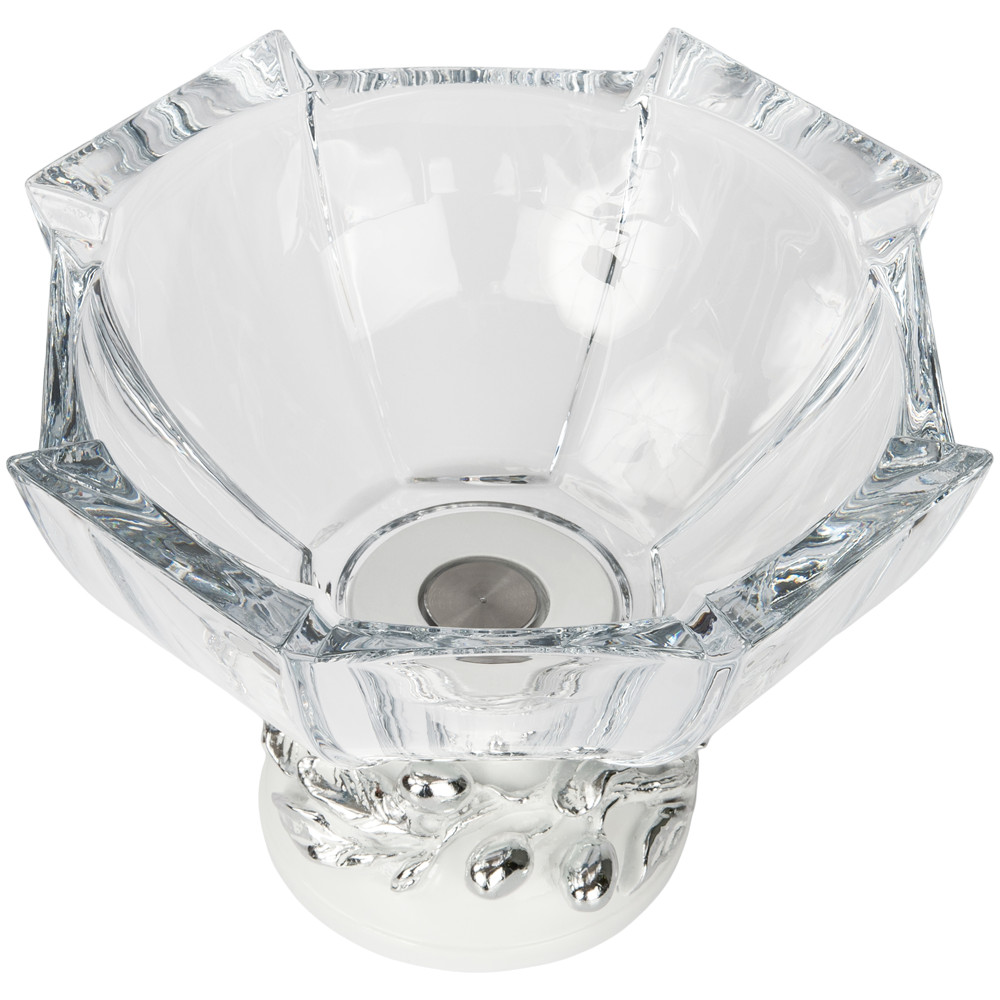 52106+52107 Фруктовница и ваза Oliva Branch Silver BOGACHO  - Вид №4