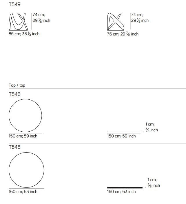 Круглый стол из дерева и стекла Amura Nx ARCH-00037579 - Вид №7