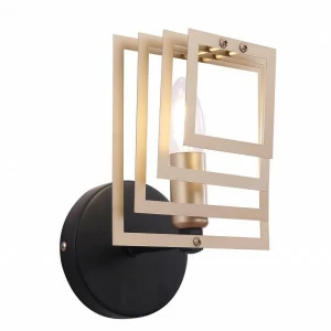 Бра с металлическим плафоном шампань Fabiana FR5005WL-01B FREYA FABIANA 00-3930151 Желтый;черный