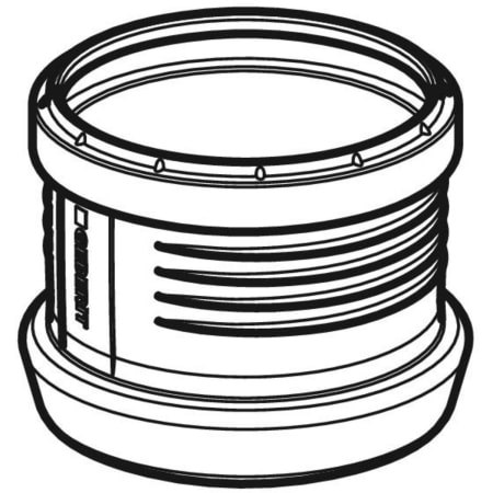 390.396.14.1 Переходная муфта Geberit Silent-PP на Geberit Silent-db20 Geberit  - Вид №1