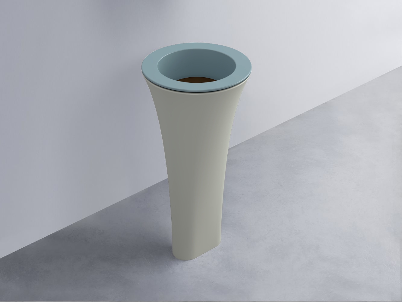 AMLA45-PL+AMPILT-CA+AMCOLT-PM Раковина Amedeo Tondo отдельностоящая cielo Enjoy + Amedeo Ceramica Cielo