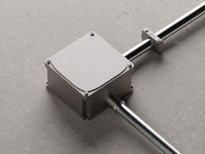 Натуральная алюминиевая электрическая распределительная коробка