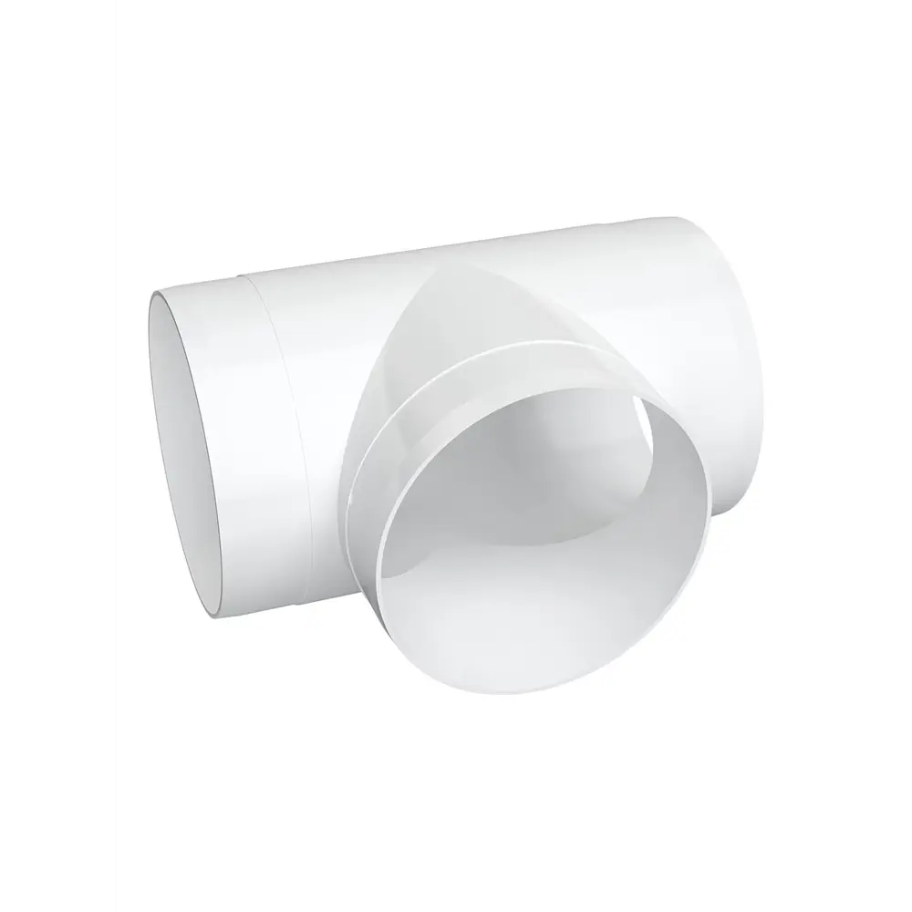 Тройник для круглых воздуховодов Fonet D125 мм пластик STLM-2118871 - Вид №2