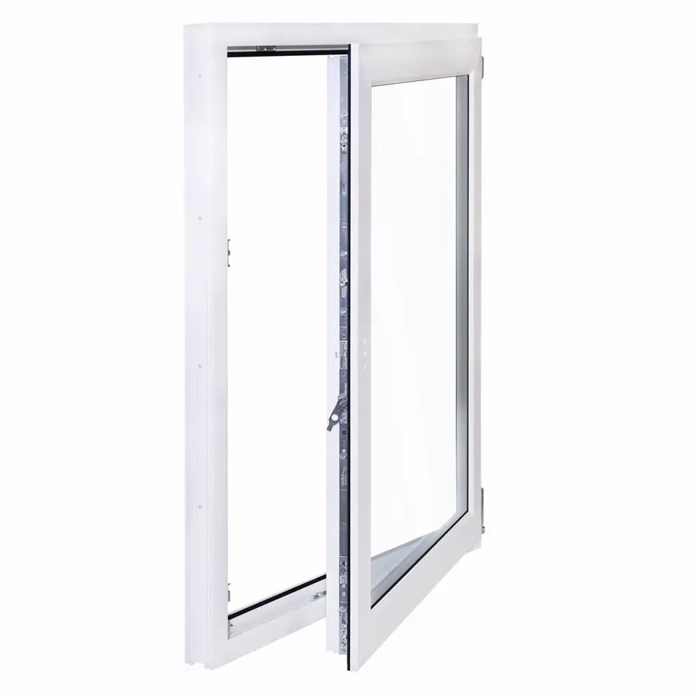 VEKA Одностворчатое пластиковое окно 1200x800 мм с поворотным механизмом 83117295 STLM-0039101 - Вид №2