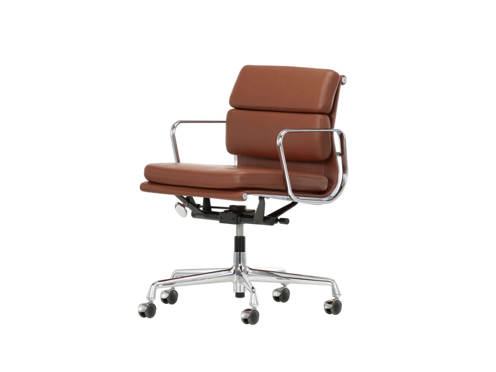 5 спиц подлокотник кожаный поворотный операционный офисный стул VITRA Eames Soft Pad Group ARCH-00124733 - Вид №13