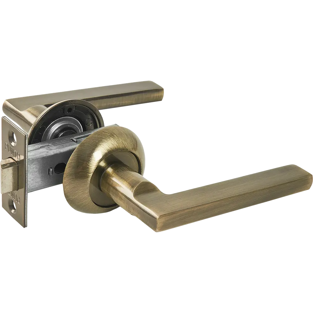 PUNTO Polo - комплект дверных ручек с защелкой в бронзовом исполнении 85202122 STLM-0059780