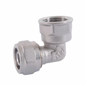 HLV-114352.№.05 Угольник обжимной HLV  с переходом на внутреннюю резьбу