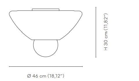 Потолочный светильник из дутого стекла VENINI Argea ARCH-00084550 - Вид №2
