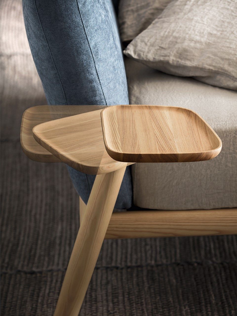 Кровать из массива дерева со встроенными тумбочками Pianca DIONISO ARCH-00089459 - Вид №7