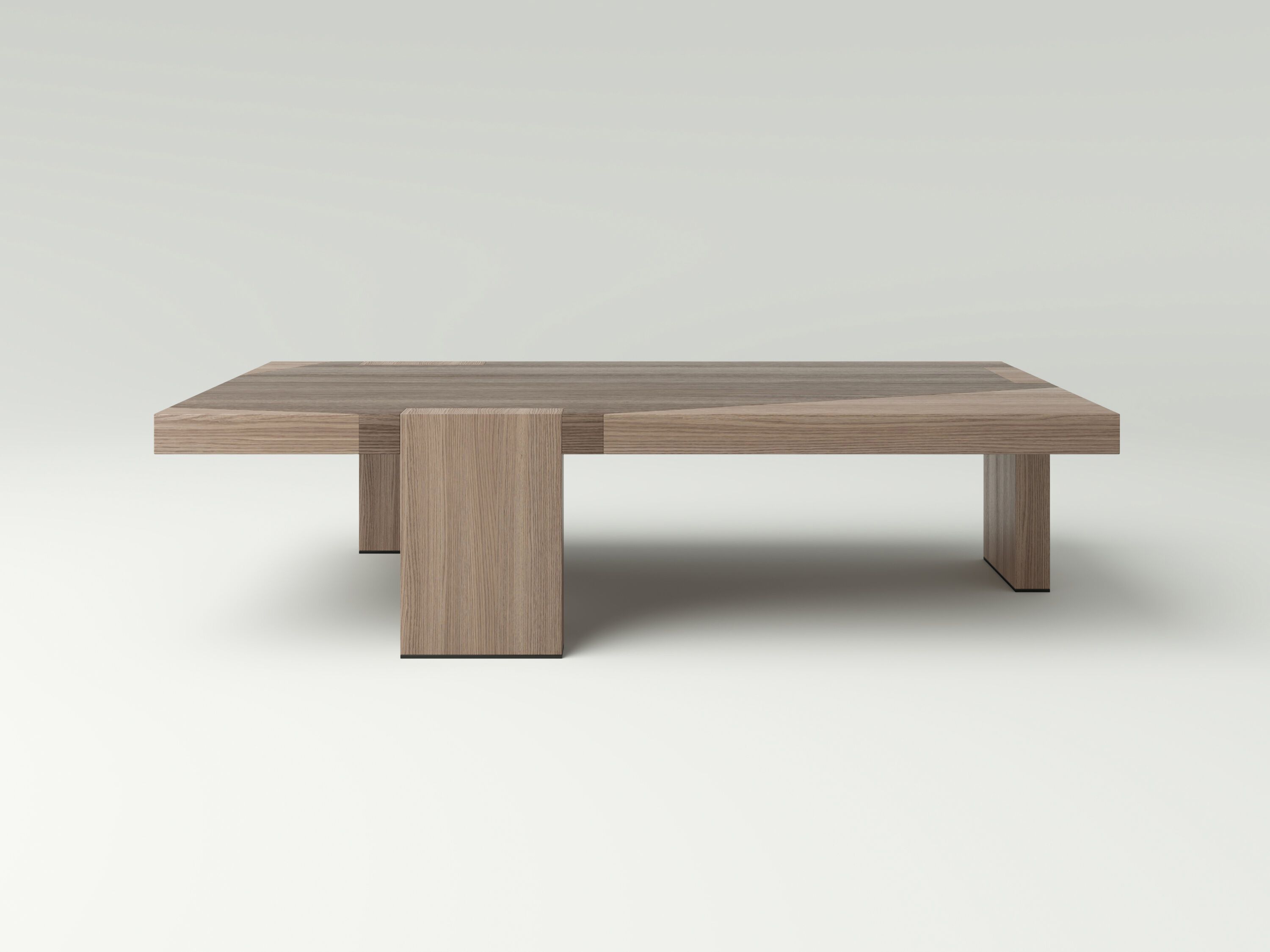 Прямоугольный стол из стали и дерева NITZAN HOME BRODY ARCH-00104350