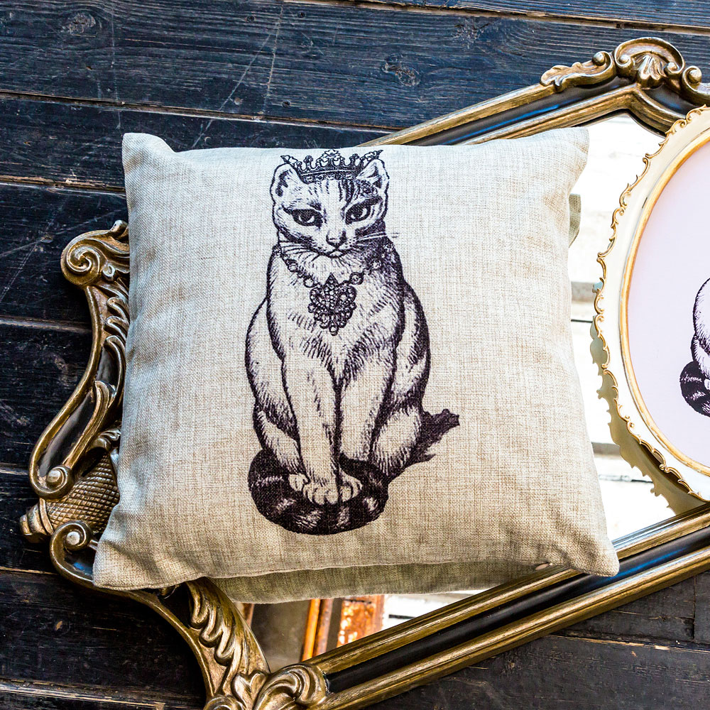 2718863 Интерьерная подушка «Старинная гравюра», версия 23 Object Desire  - Вид №1