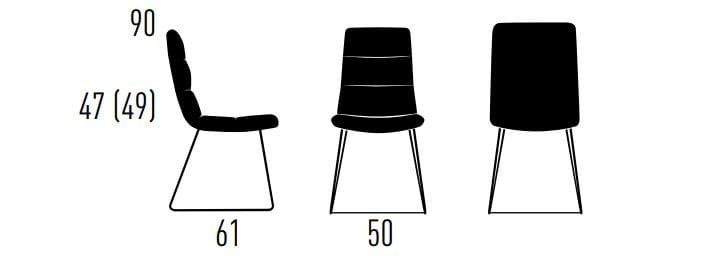 Мягкий стул для саней KFF Arva Light ARCH-00108650 - Вид №12