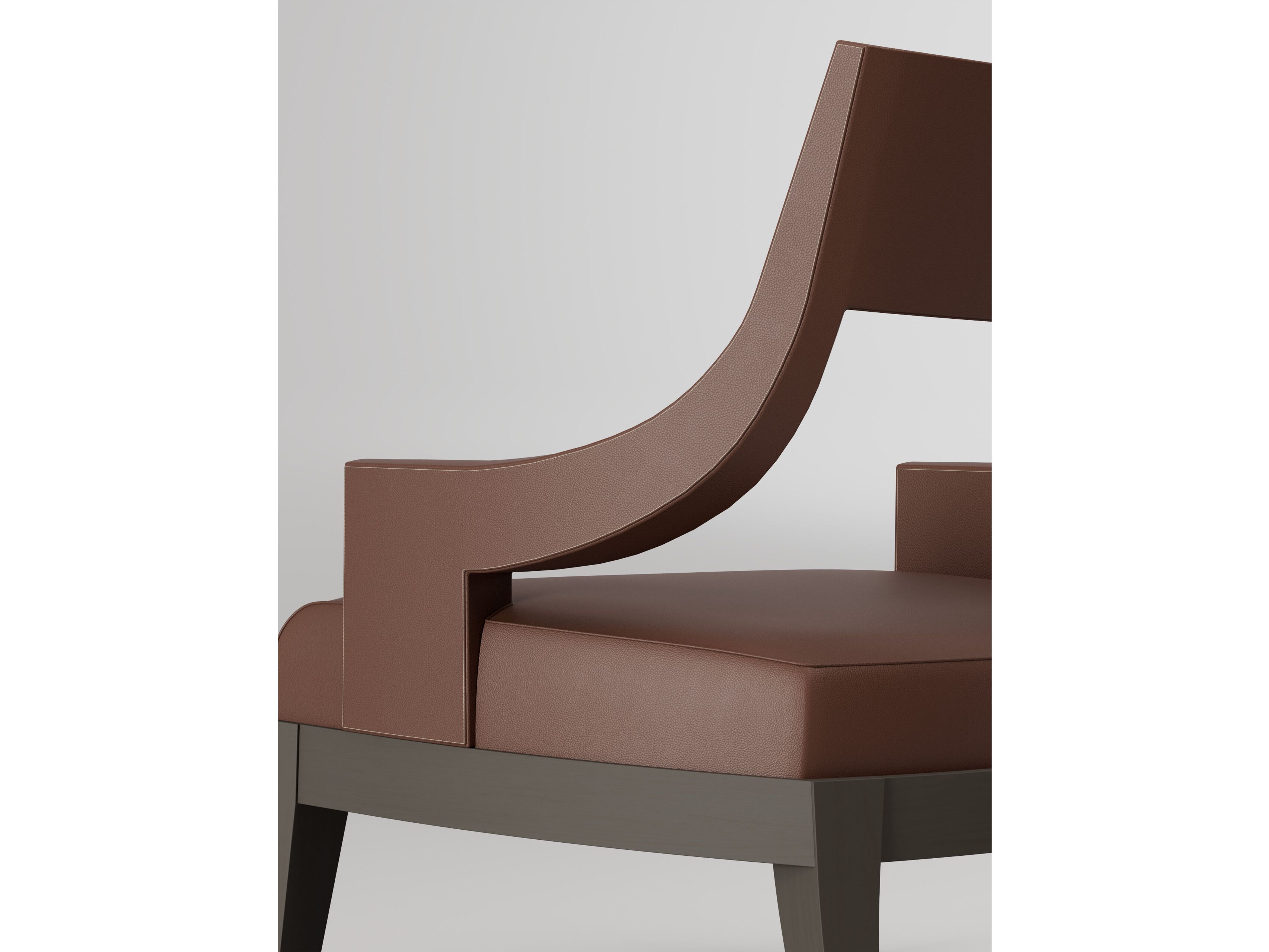 Деревянное кресло с подлокотниками Lorenzo Tondelli FENN ARCH-00105504 - Вид №1