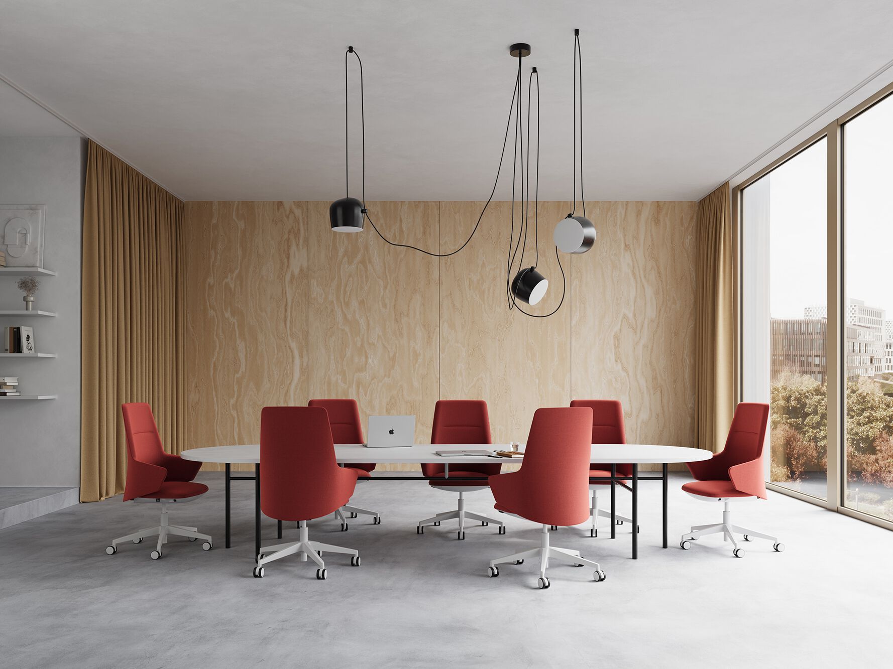 5-спицевое регулируемое по высоте офисное кресло с подлокотниками LD Seating Melody Design ARCH-00070410 - Вид №2