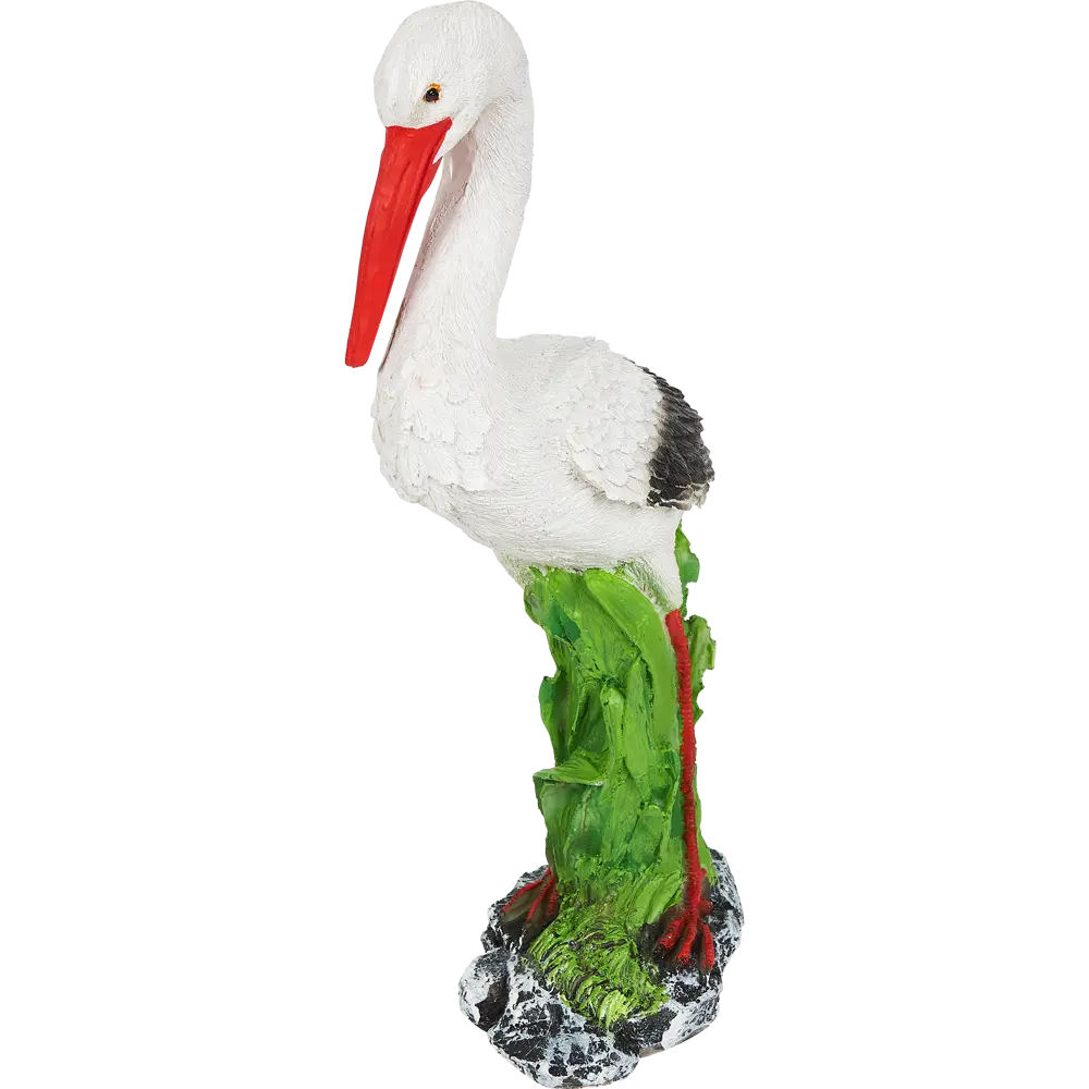 Садовая фигура Аист в камышах из искусственного камня 42 см 85106443 Santreyd STLM-1585105