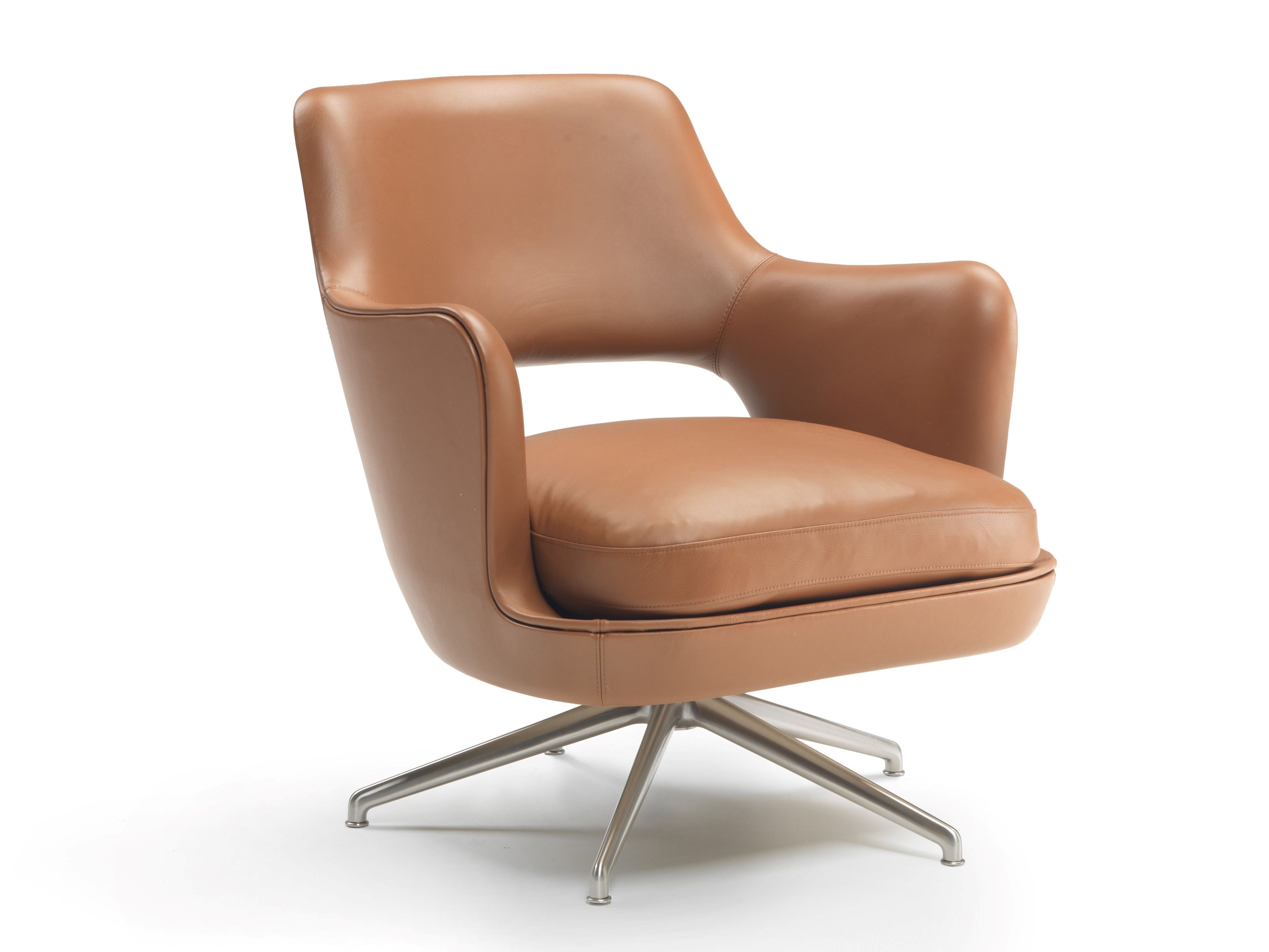 5-спицевое кожаное вращающееся кресло Flexform Eliseo ARCH-00142702