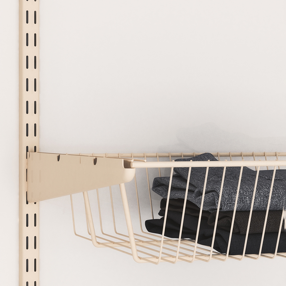 Полка-корзина , 903х406х118 мм, магнолия LJPS0418 Public Steel Россия  - Вид №1