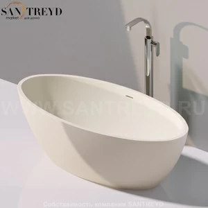 Flaminia APP Ванна свободностоящая 150 см бежевая AP150V.9003