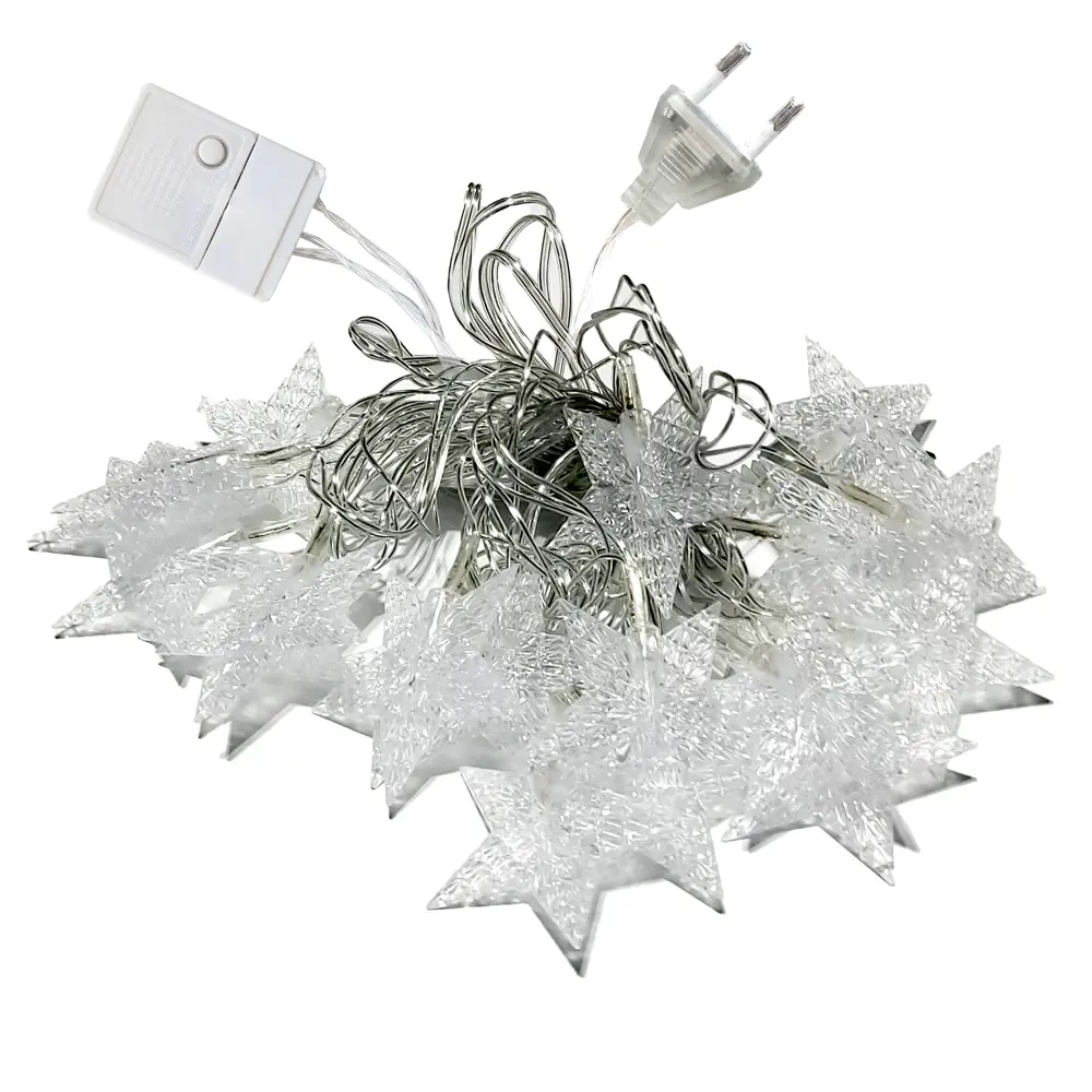 88943031 Электрогирлянда Звезды 3 м теплый белый свет STLM-1432288 Santreyd  - Вид №3