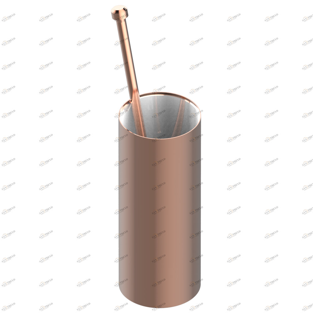 G4P-4700 Стакан напольный и щётка для унитаза Thg-paris Серия "О" Розовое золото G4P-4700 CAT.F