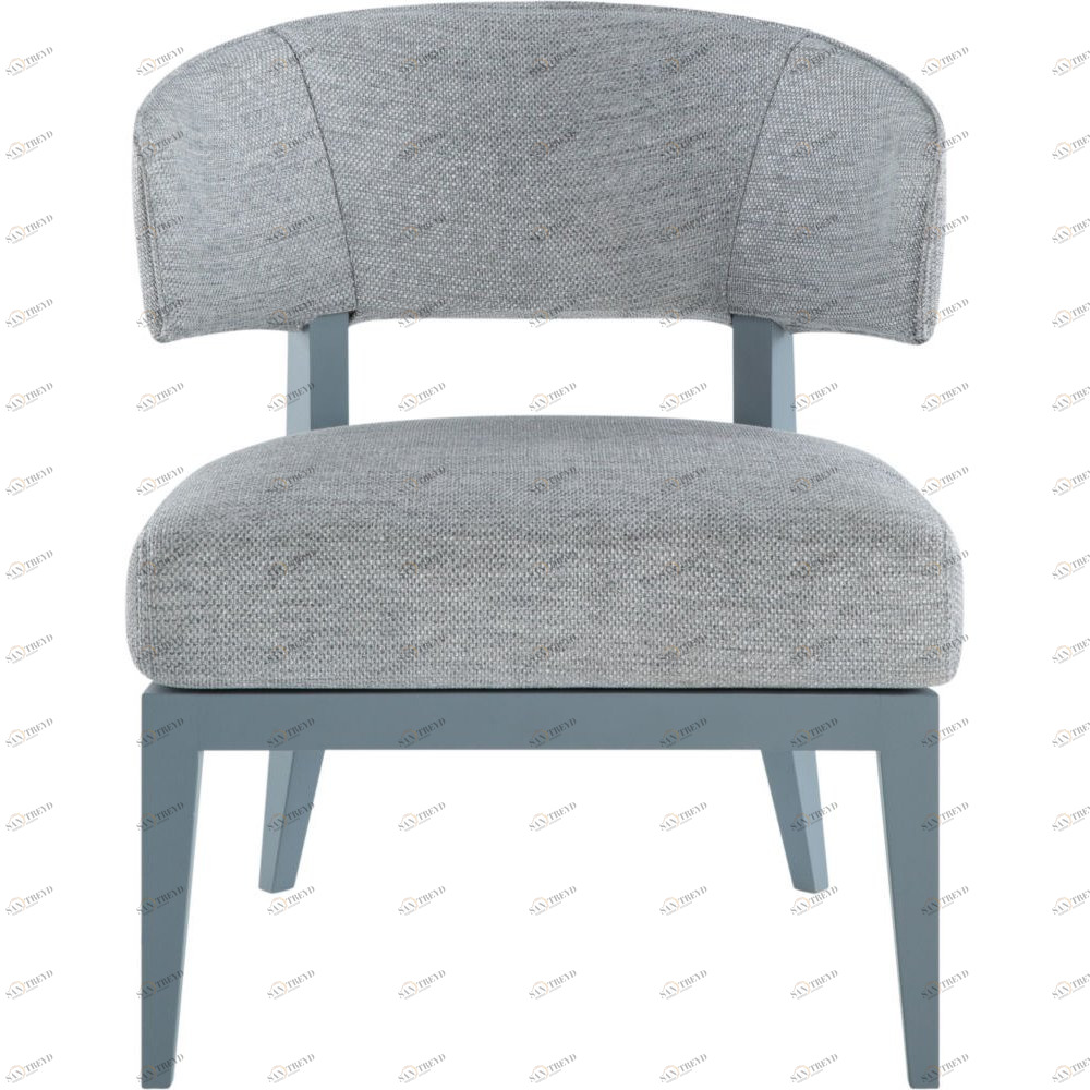 Кресло Lenie серое PORADA ДИЗАЙНЕРСКИЕ 053676 Серый 