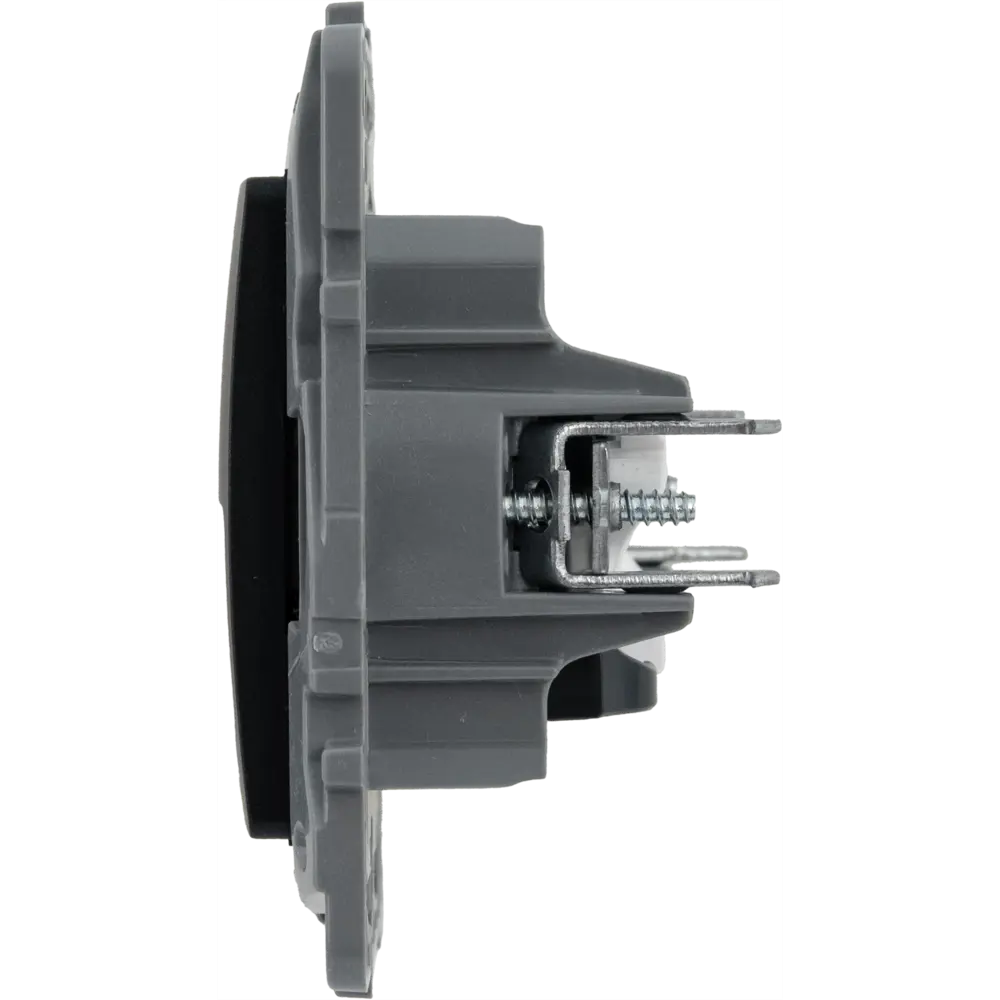 Компьютерная розетка Legrand RJ45 Cat 5e антрацит для локальных сетей 82496844 Etika STLM-0028738 - Вид №4