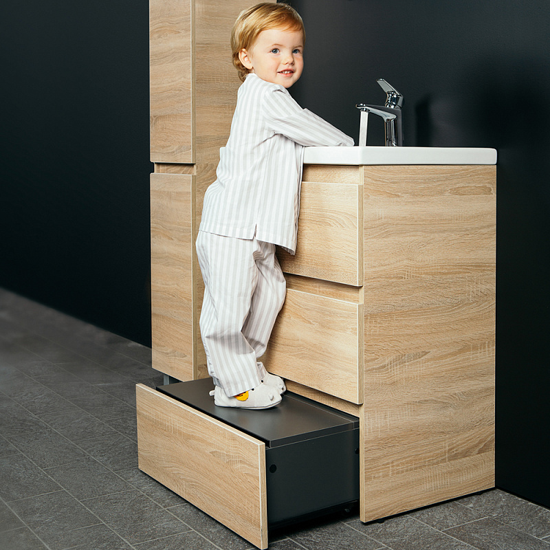 M91FSX0602OF База под раковину напольная 60 см 3 ящика светлый дуб AM.PM Gem S  - Вид №4