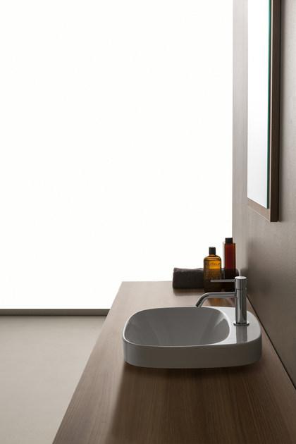 Накладная раковина на столешницу  овальная Scarabeo Ceramiche Moon sun-id-1418311 - Вид №1