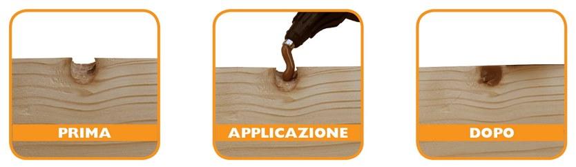 HECO ITALIA EFG Клейкая смола для ремонта дерева sun-id-1402248 - Вид №3