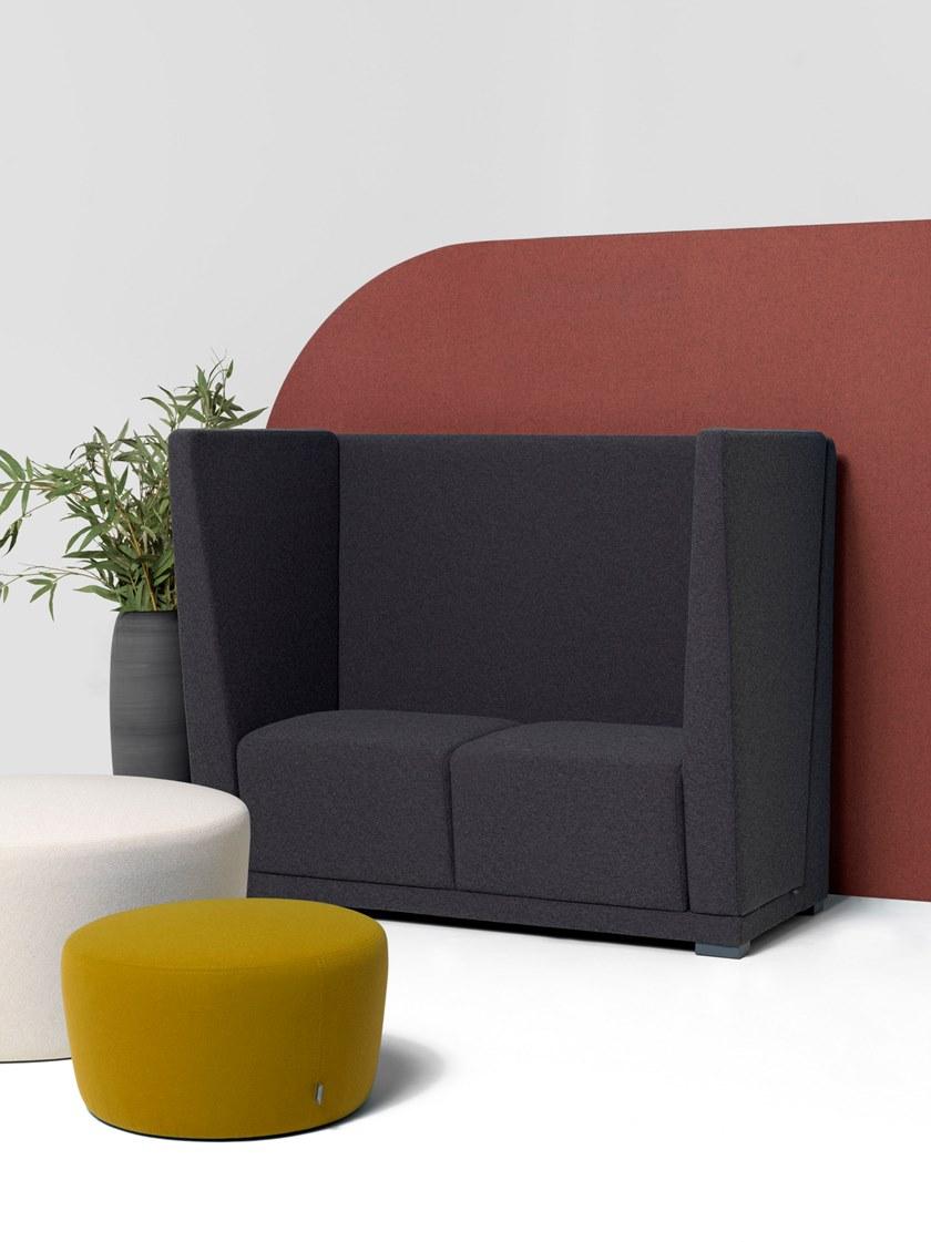 Diemme 2-х местный тканевый диван с высокой спинкой Circuit sun-id-1490813 - Вид №4