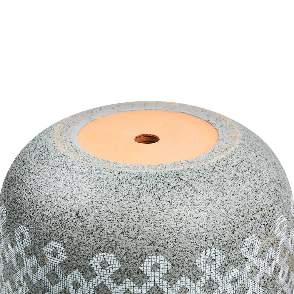 Керамический горшок Santreyd Кросс Бук 3 - серый элегантность для ваших растений 89351711 КС-Бук3-282-22 STLM-0960780 - Вид №3