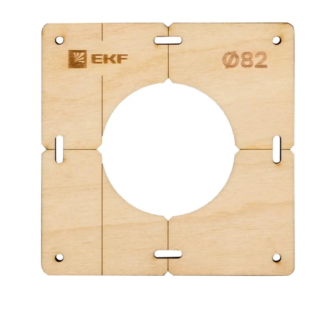 Шаблон для подрозетников EKF d 82 мм 1 пост 87092973 STLM-2201191 