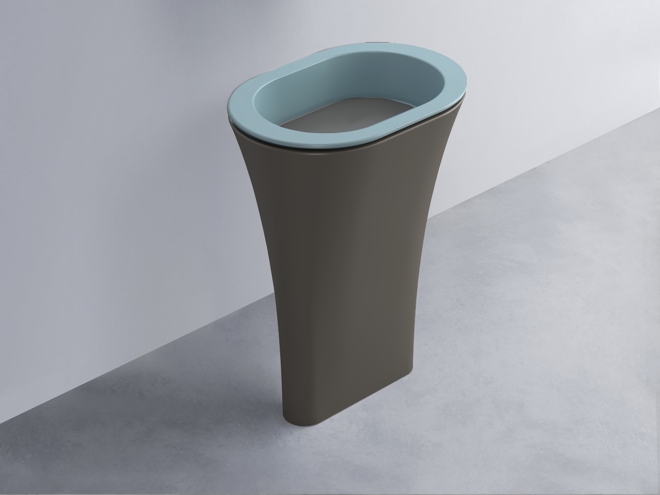 AMLA65-PL+AMPILO-CM+AMCOLO-FN Раковина Amedeo Ovale отдельностоящая cielo Enjoy + Amedeo Ceramica Cielo