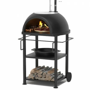 Чугунная садовая печь Везувий Legenda Garden (с чугунным основанием)