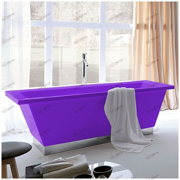 Ванна Gruppo treesse Conthea V1211AC-F фиолетовая отдельностоящая прямоугольная V1211ACF