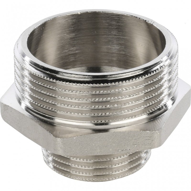 Ниппель переходной НН 1 1/2х1" никель STOUT SFT0004001121 - Вид №1
