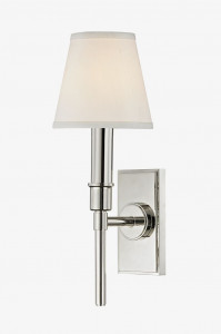 DWLT01 Настенный бра на одну руку Dewey с тканевым плафоном Waterworks