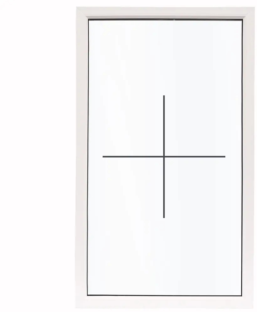 Глухое пластиковое окно Veka для технических помещений 800×1200 мм 83117300