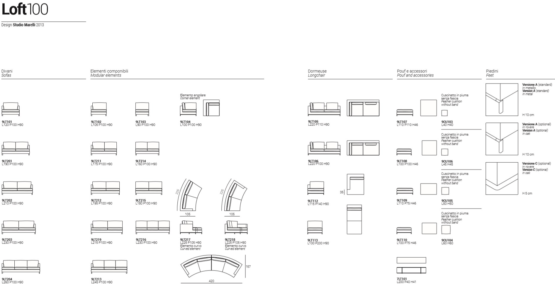 Marelli Модульный тканевый диван Loft sun-id-1514436 - Вид №4