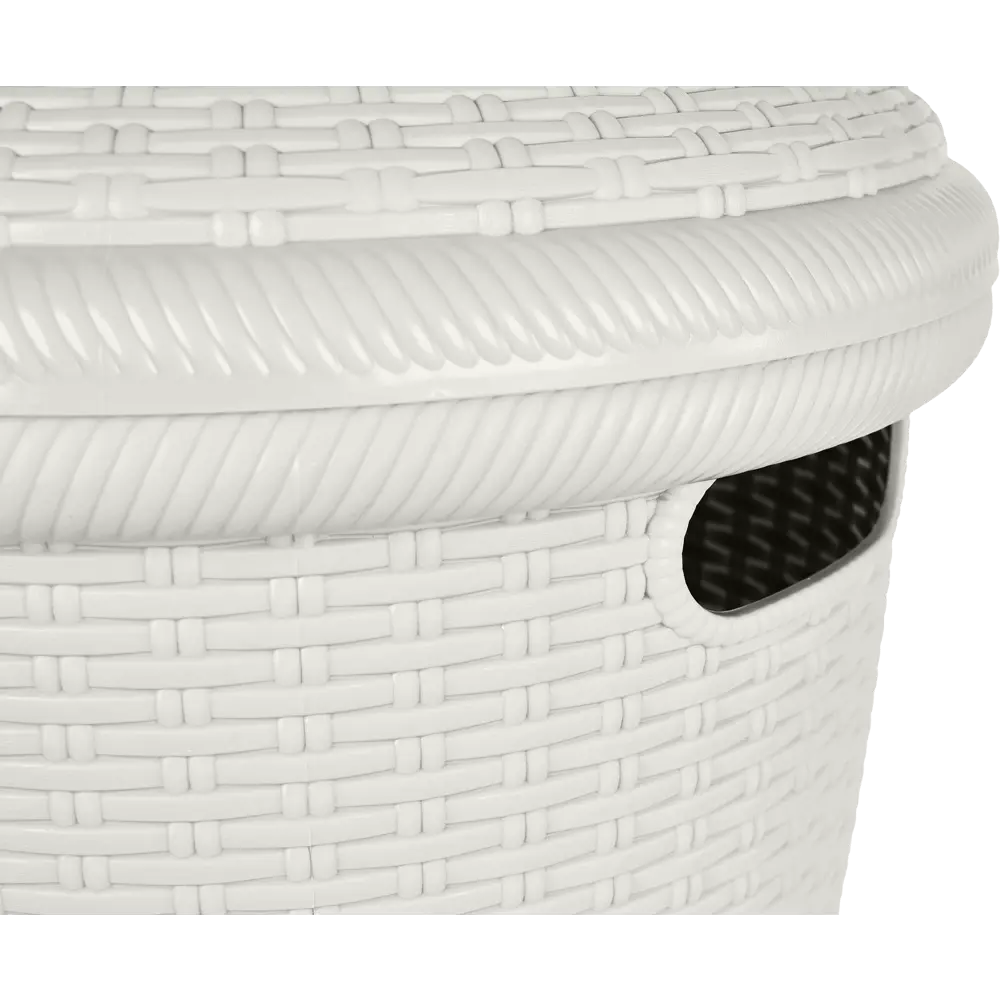 Корзина для белья Keeplex Rattan цвет белое облако 86851585 STLM-2200711 - Вид №5